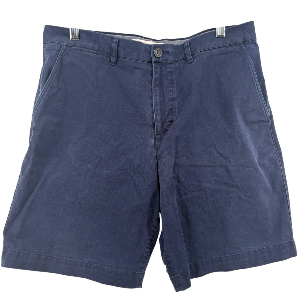Lacoste Mens Navy Blue Chino Shorts Regular Fit Cotton Stretch Size 33 FH9544